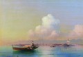 Vista de Venecia desde el Lido 1855 Romántico ruso Ivan Aivazovsky